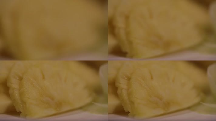 菠萝果肉摆盘果盘 (4)