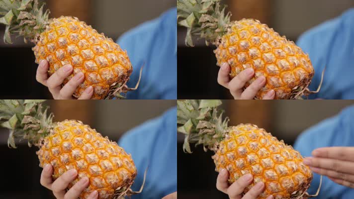 手里拿着菠萝 (5)
