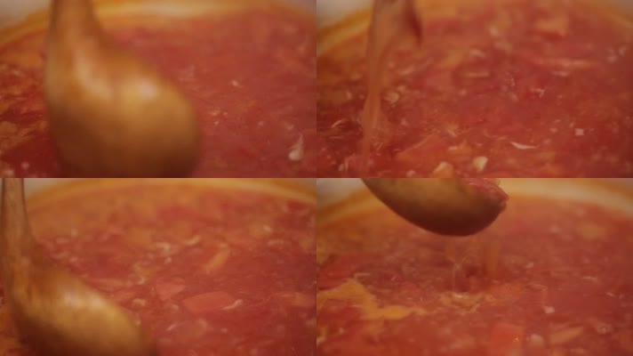 厨师煮番茄汤 (4)
