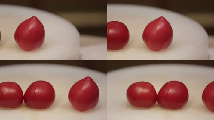 开水烫番茄番茄剥皮 (2)