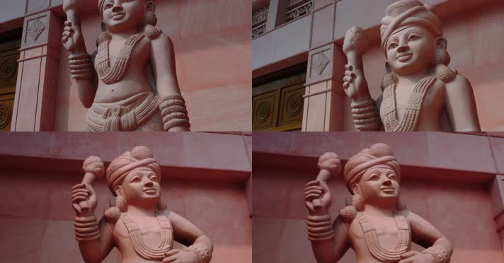 白马寺印度风格佛殿女神雕像合集
