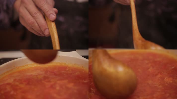 厨师煮番茄汤 (3)