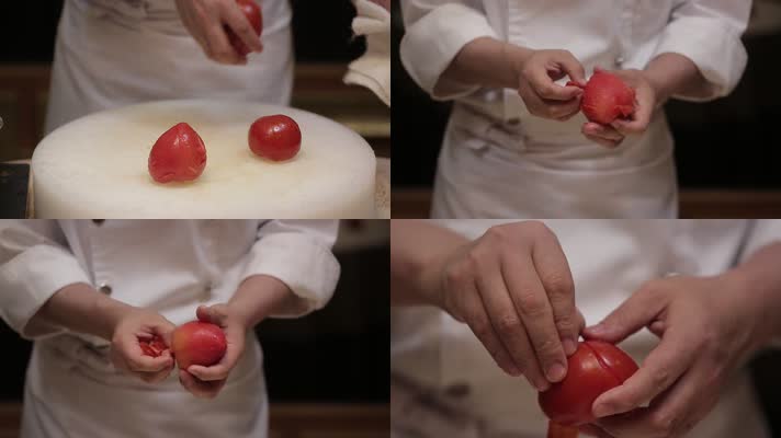 开水烫番茄番茄剥皮 (5)