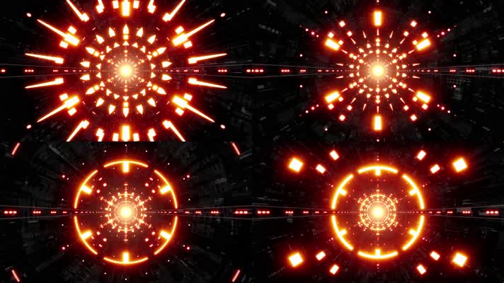 4K动感节奏LED视频背景