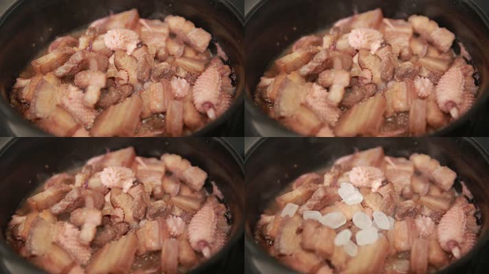 红烧肉鱿鱼炖肉 (8)