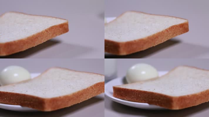 牛奶面包鸡蛋营养早餐 (1)