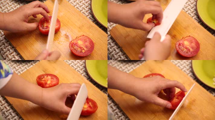 厨师切西红柿 (2)