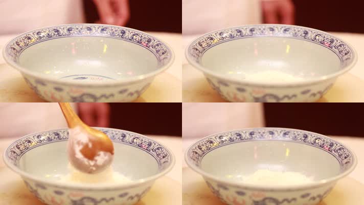 青花瓷碗和面 (2)