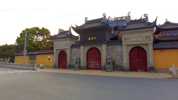 上海下海庙外景4K实拍