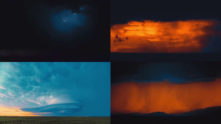 【4K】打雷闪电