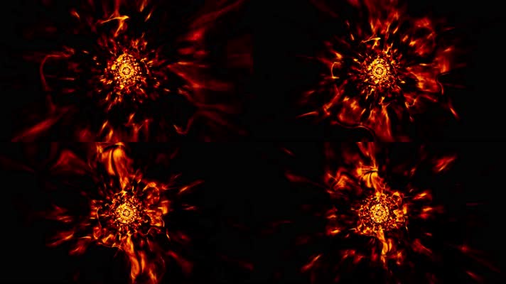 【4K】火焰隧道VJ