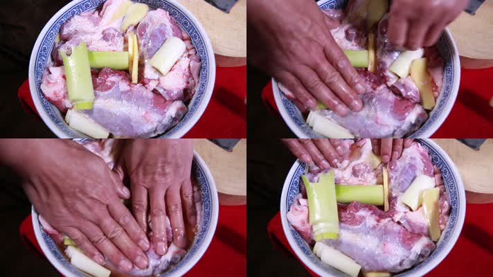 葱姜料酒腌制猪肉去腥 (3)