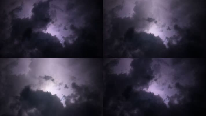 【4K】打雷闪电