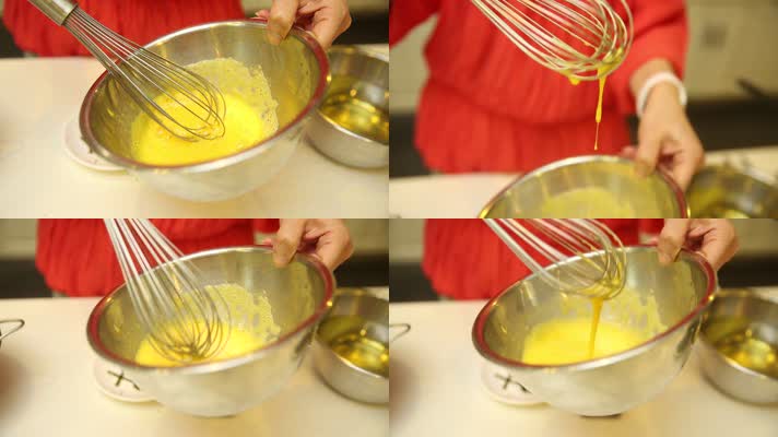 打蛋器搅拌鸡蛋液 (5)