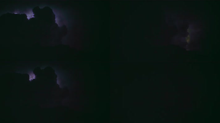 【4K】打雷闪电