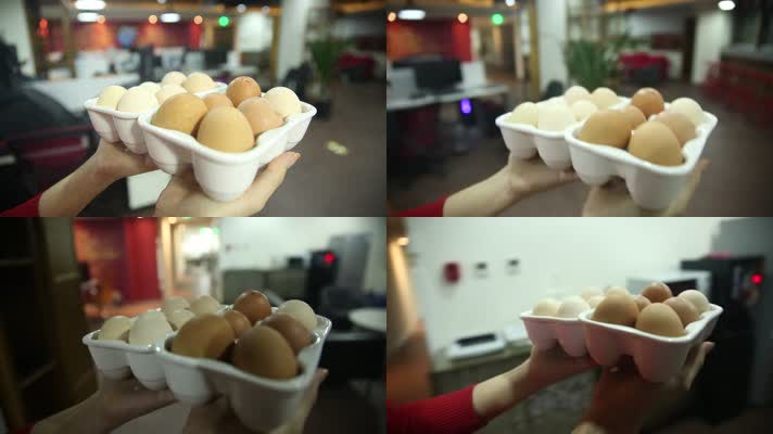 一盘鸡蛋放入冰箱 (3)