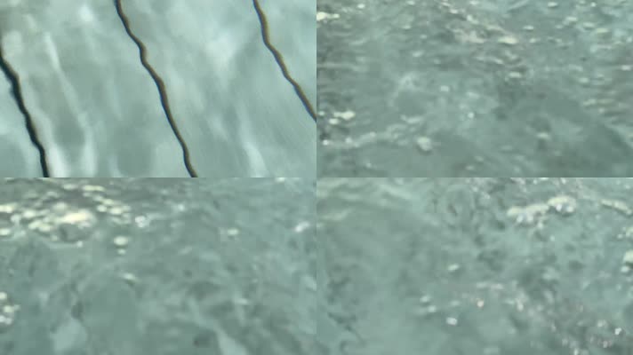 温泉泳池水波纹波浪 (1)