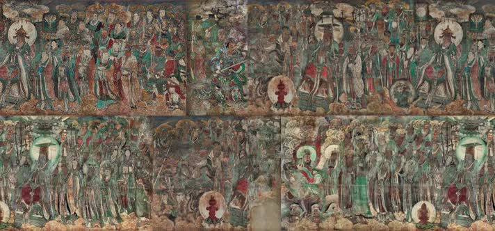 元 永乐宫壁画 三清殿壁画朝元图1