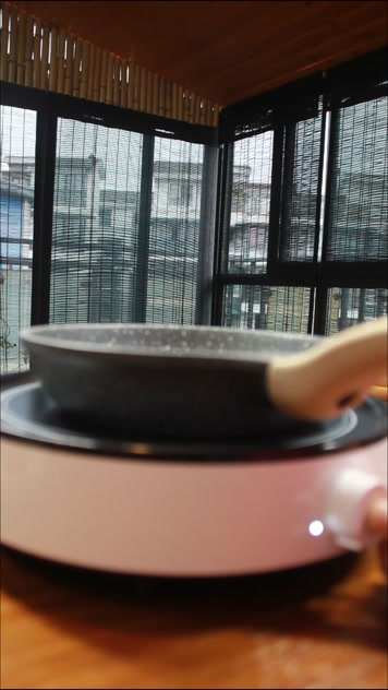 竖屏短视频抖音家常黑芝麻糊美食制作高清