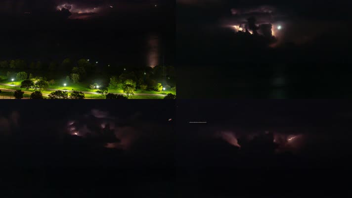 【4K】打雷闪电