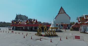 泰国旅游视频泰国佛教庙宇佛寺