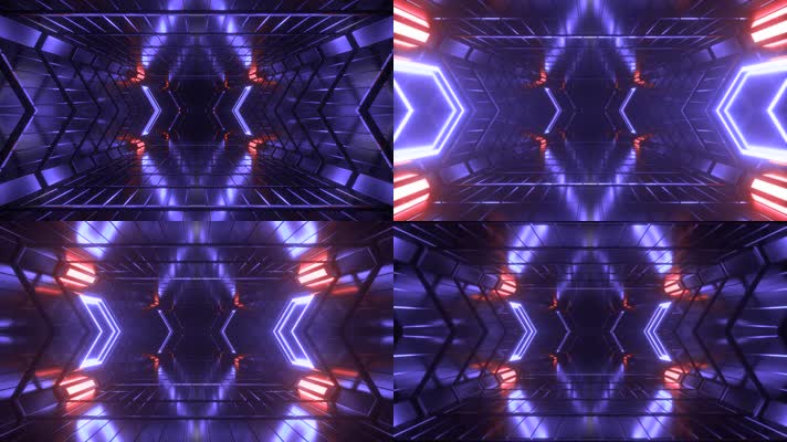 【4K】灯光隧道VJ