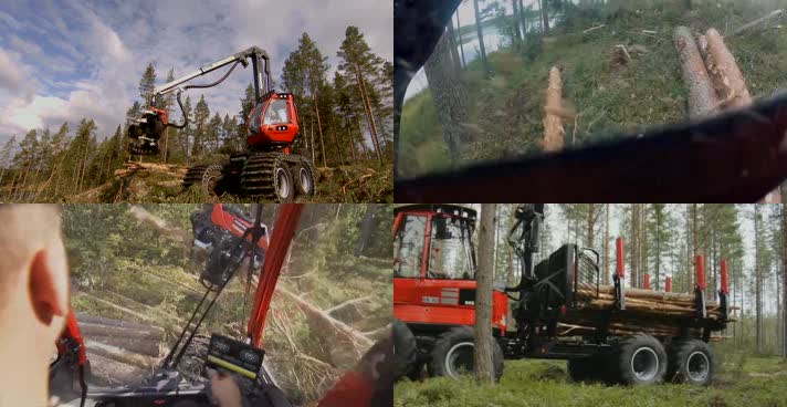林业伐木伐树机器