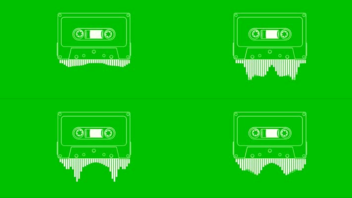 录音磁带转动声波音频-字节跳动