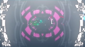 未来派高科技故障logo 4K