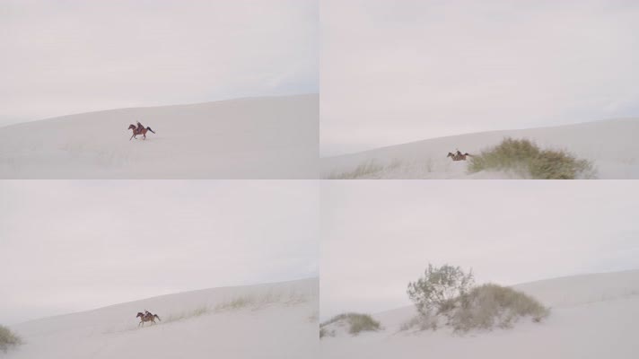 【4K】沙漠骑马