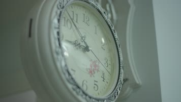 4K室内时间钟表空镜头