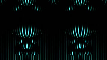 炫酷几何线条图形舞台背景