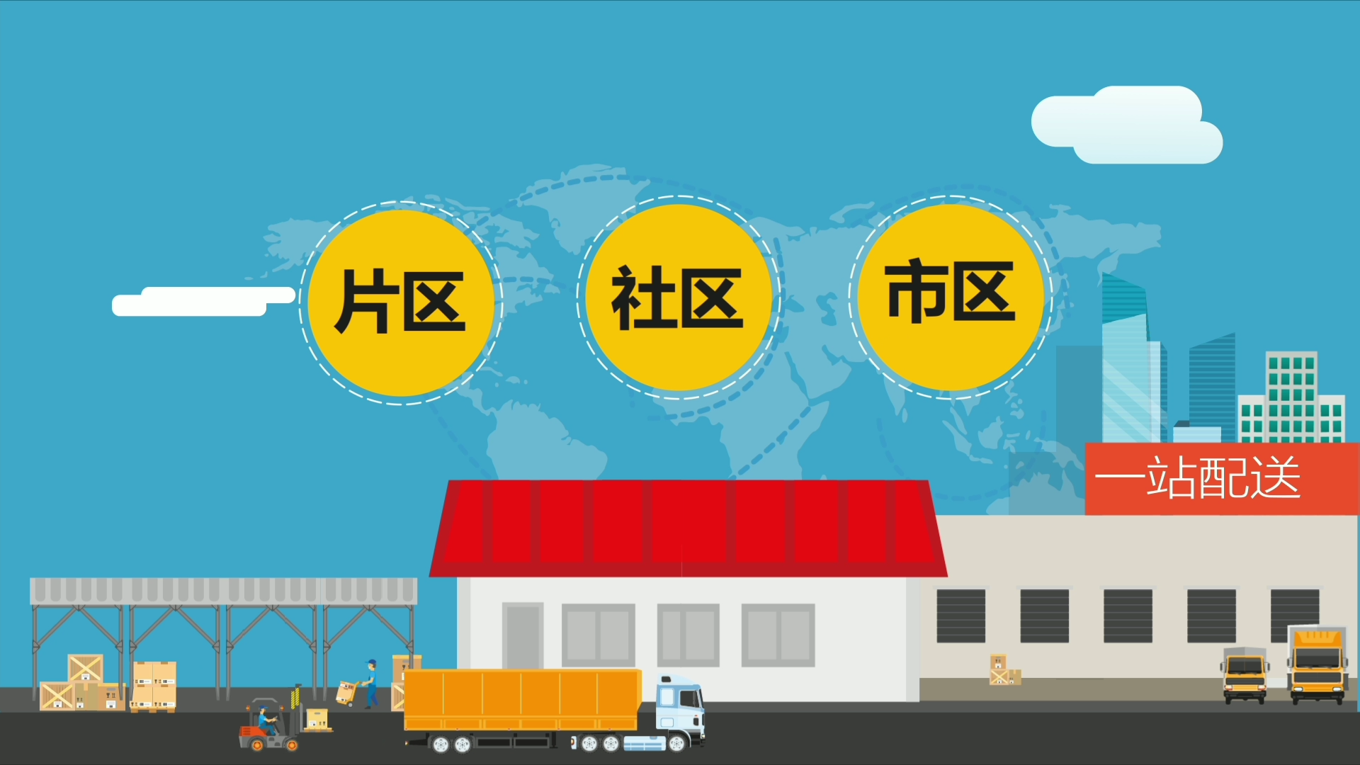 城市宣传高铁飞机运输物流新政解