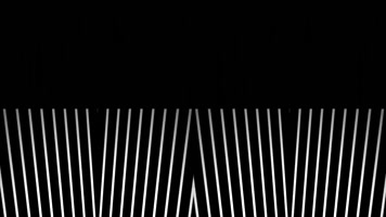 炫酷黑白几何线条图形穿梭