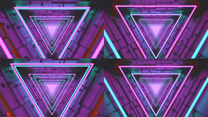 【4K】灯光隧道VJ