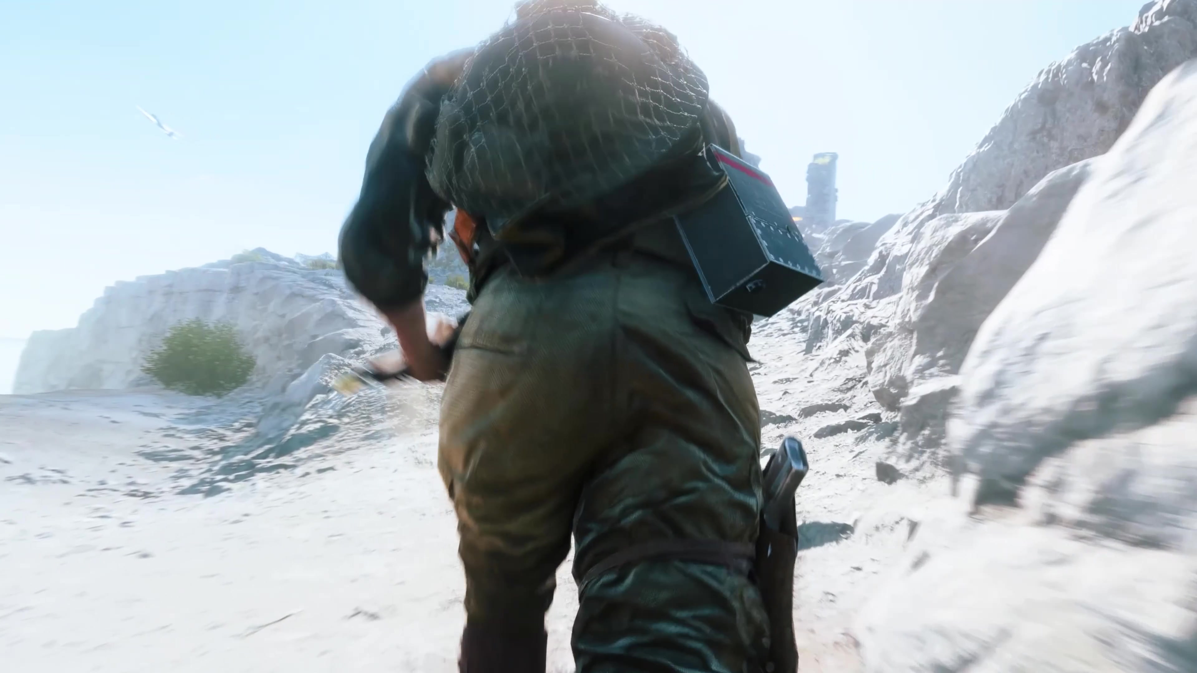 奋不顾身，冲锋陷阵，交战硝烟战场