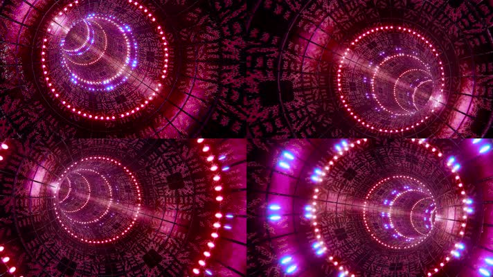 【4K】灯光隧道VJ