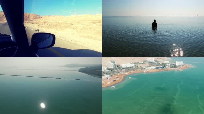 以色列死海，死海漂浮，休闲度假