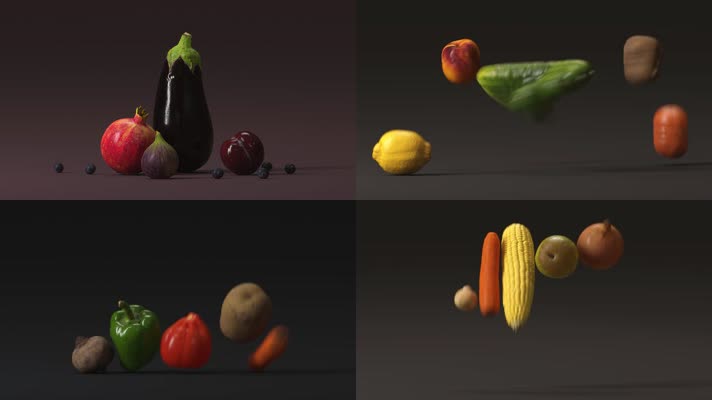 水果蔬菜创意动画