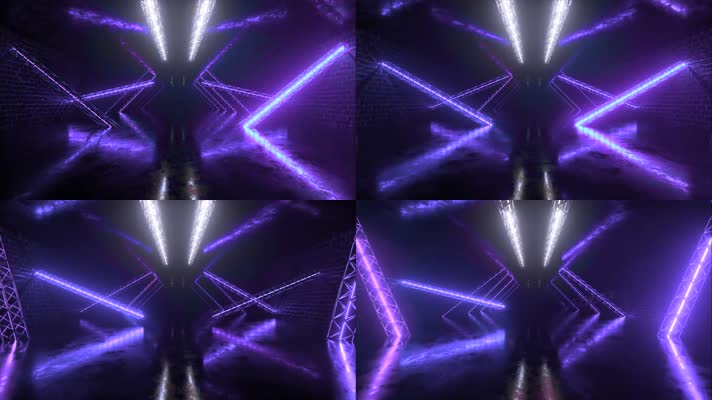 【4K】灯光隧道VJ