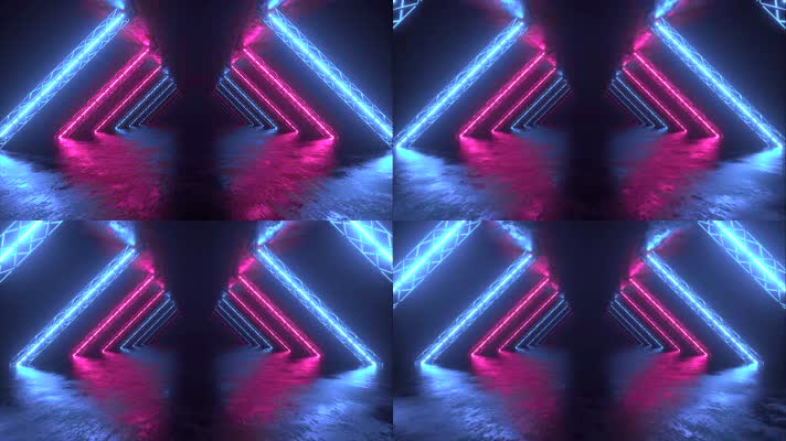 【4K】灯光隧道VJ