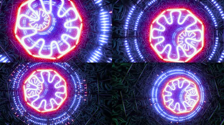 【4K】灯光隧道VJ