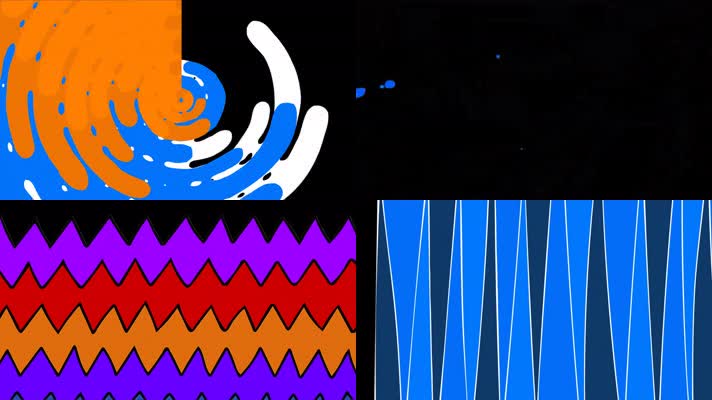 12款流体液体卡通转场