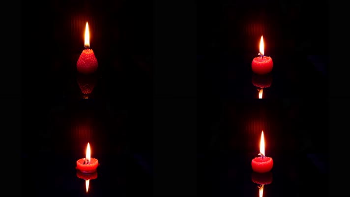【4K】蜡烛燃烧