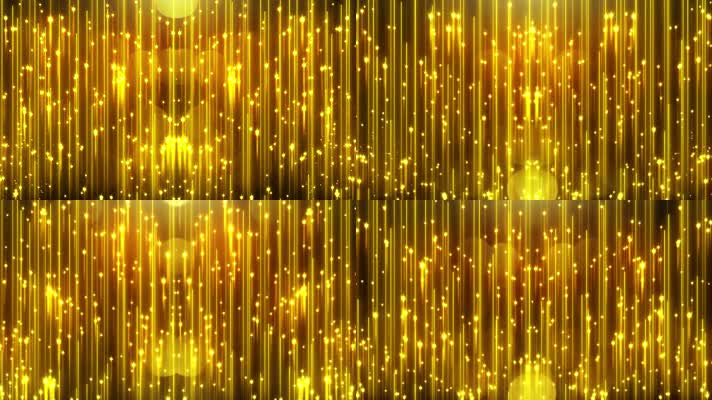 大气金色粒子颁奖舞台背景