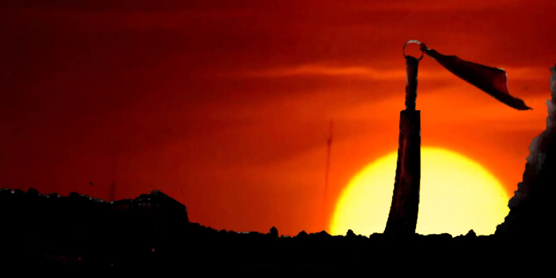 LED高清舞蹈接过手中枪舞台背景视频