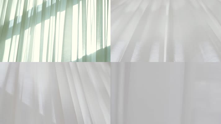 【4K】白色窗帘