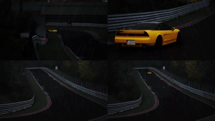 【4K】赛车行驶动画