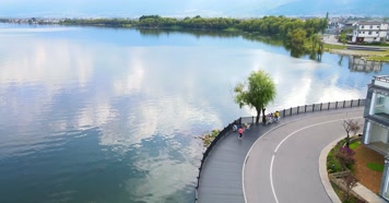 4K 女生公园跑步晨跑