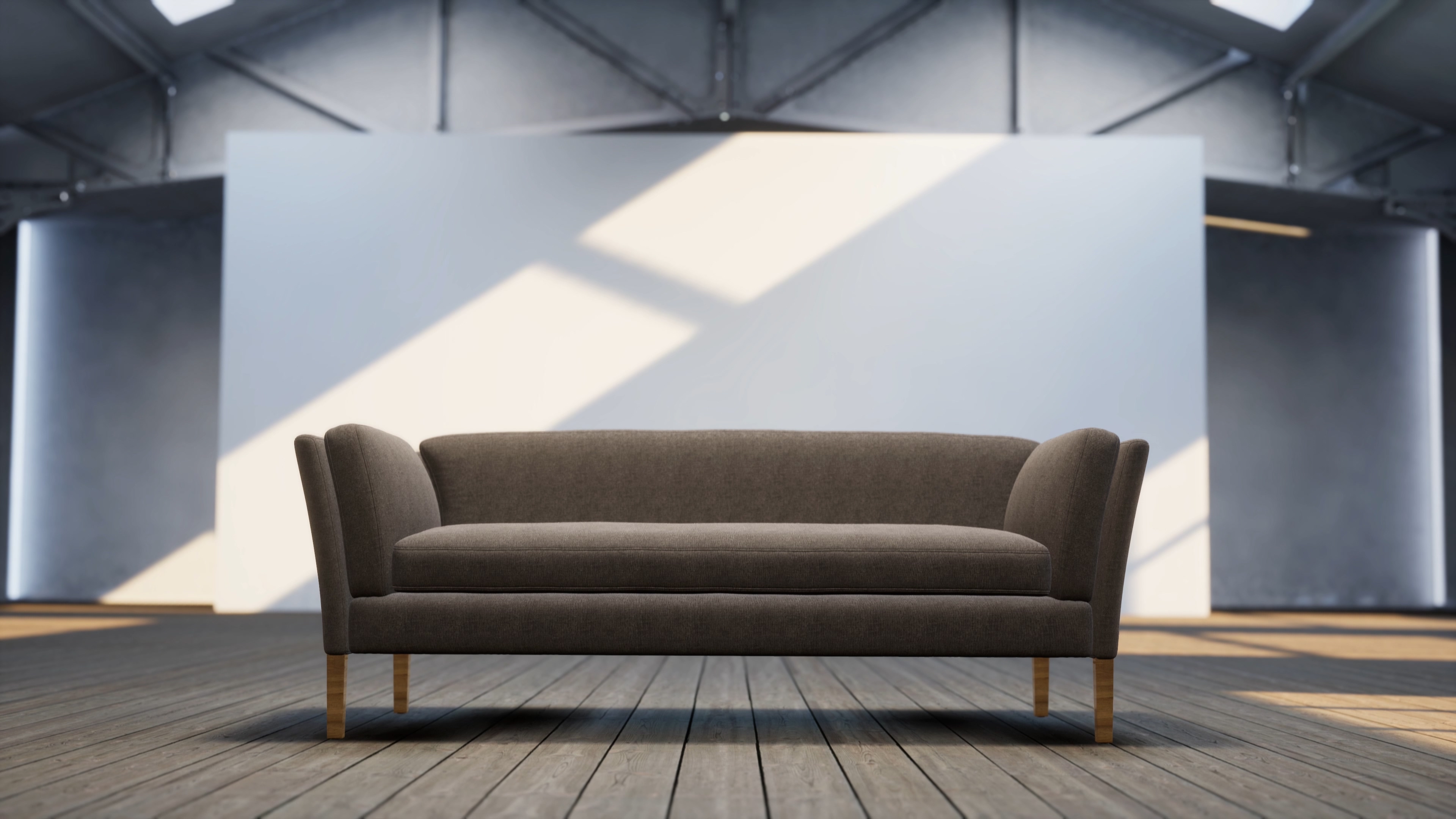 三维动画厂房沙发椅子虚位以待